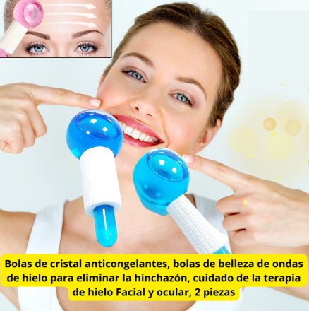 Bolas de refrigeración LCE, masajeador facial